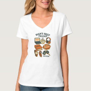 Man’s Best Friend Graphic Design Coffee, Sports T-Shirt