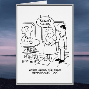 Man says we are having drive resurfaced.