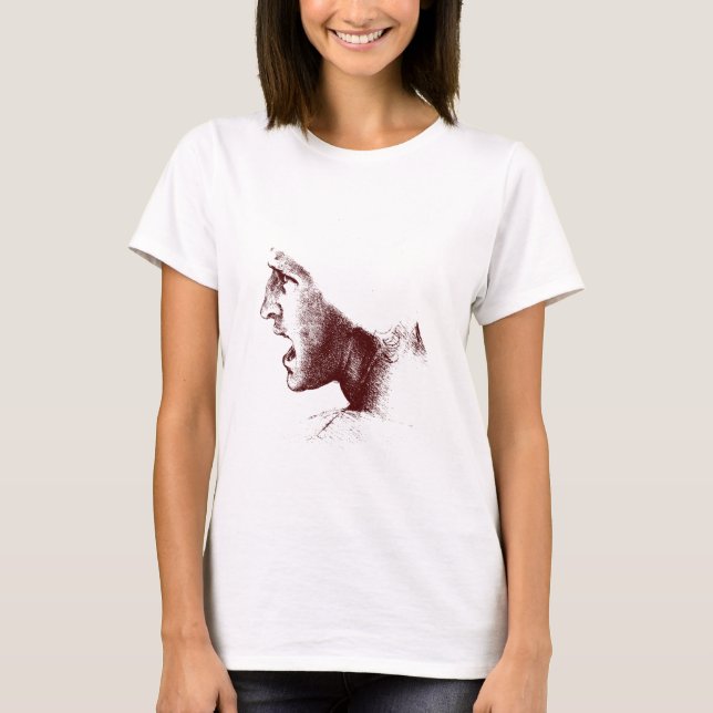 man shouting T-Shirt (Front)