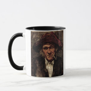 Man smoking a pipe, c.1859 mug