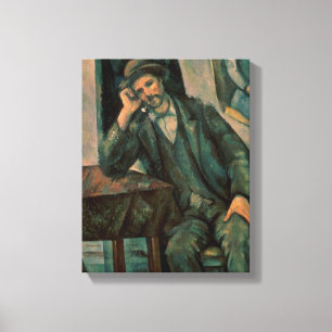 Man Smoking a Pipe Canvas Print
