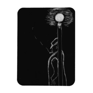 man smoking magnet