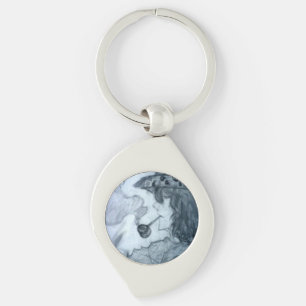 man smoking pipe manga anime      key ring