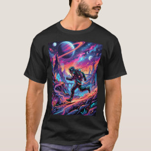 Man Space Scenes Vibrancy Marine Life Ocean Explor T-Shirt
