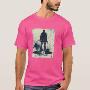 Man stand your Ground Statement Costume for Speech T-Shirt