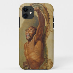 Man Struggling with a Boa Constrictor, Study for ' iPhone 11 Case