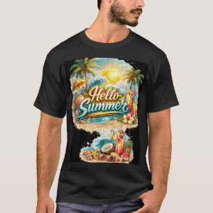 man t shirt half sleeve summer design