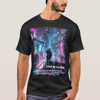 MAN T-SHIRT THEME CYBERPUNK