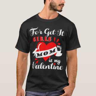 Man T-shirt With Valentine Fun Sentence.