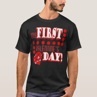 Man T-shirt With Valentine Fun Sentence.