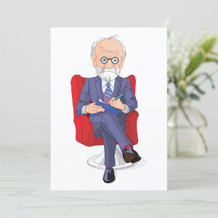 Man Taking Notes Invitation