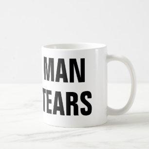 Man Tears Coffee Mug