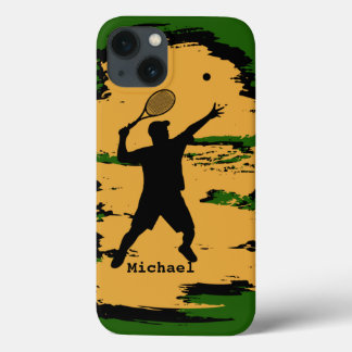 Man Tennis Player iPhone 13 Case