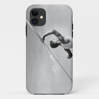 Man Throwing Javelin iPhone 11 Case