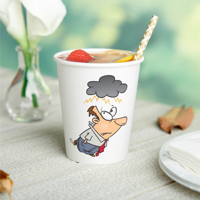 Man Under A Cloud Paper Cups (Creator Uploaded)