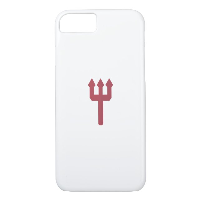Man United minimalist devil Case-Mate iPhone Case (Back)