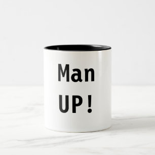 Man UP! Two-Tone Coffee Mug