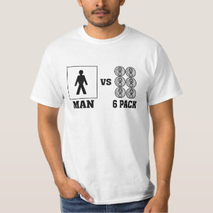 Man VS 6Pack T-Shirt