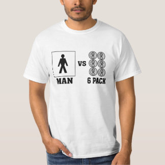 Man VS 6Pack T-Shirt