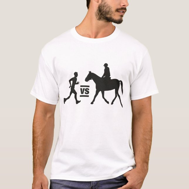 Man vs Horse Marathon T-Shirt (Front)