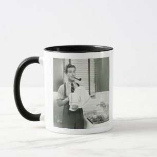Man Washing Dishes Mug