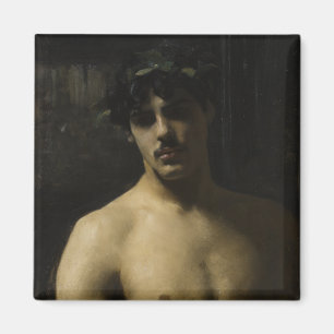 Man Wearing Laurels Magnet