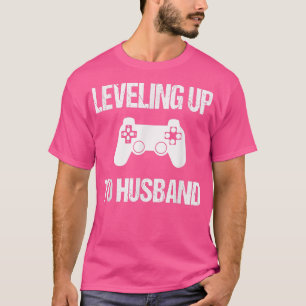 Man Wedding Levelling Up To Husband T-Shirt