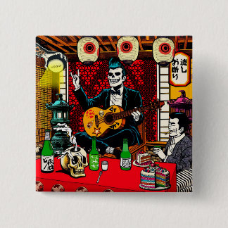 Man who gets requests 15 cm square badge