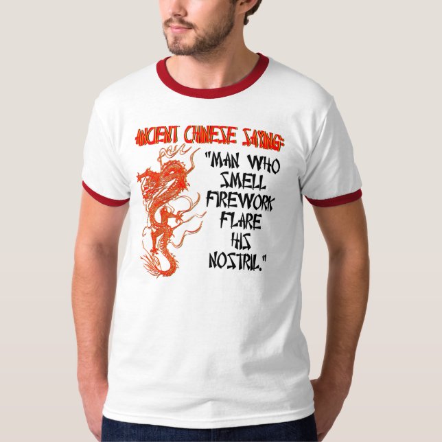 Man who smell firework T-Shirt (Front)