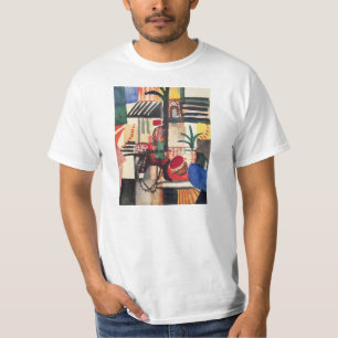 Man with a donkey by August Macke T-Shirt