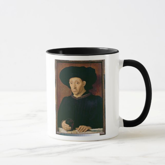 Man with a Glass of Wine Mug (Right)