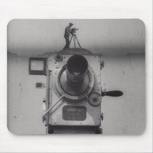 Man with a Movie Camera (1st Shot) Mouse Mat