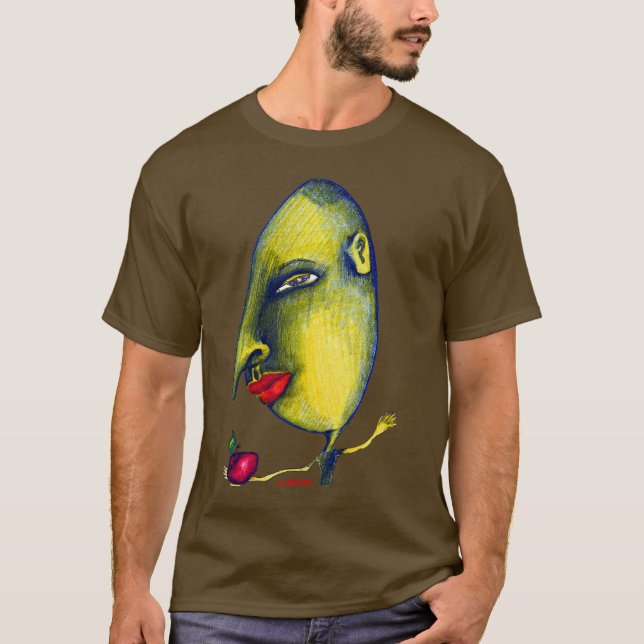 Man with Apple T-Shirt (Front)