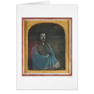 Man with blue cloak and revolver (40455)