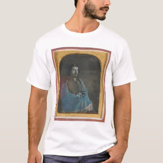 Man with blue cloak and revolver (40455) T-Shirt