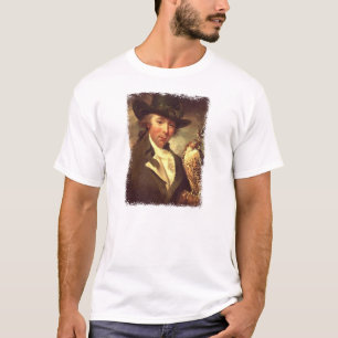 Man with Falcon T-Shirt