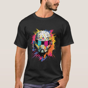 Man With Helmet Video Game Character Futuristic T-Shirt