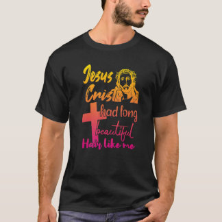 Man with long hair 2 T-Shirt