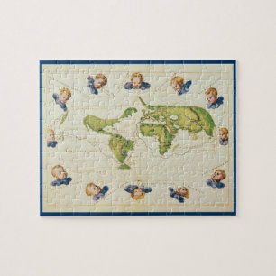Man with Pipe, 1892-96 (oil on canvas) Jigsaw Puzzle