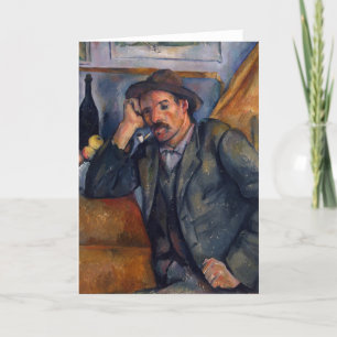 Man With Pipe - Paul Cezanne - c1890 Card