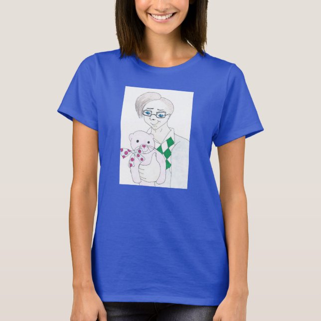 Man with Plushie T-Shirt (Front)