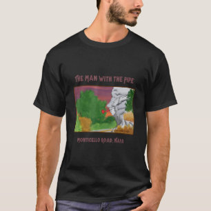 Man With The Pipe Napa Valley Wine Country Art Nap T-Shirt