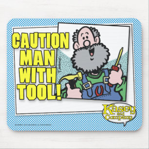 Man With Tool Mouse Mat