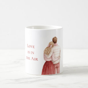 Man Woman Love is in the Air Coffee Mug