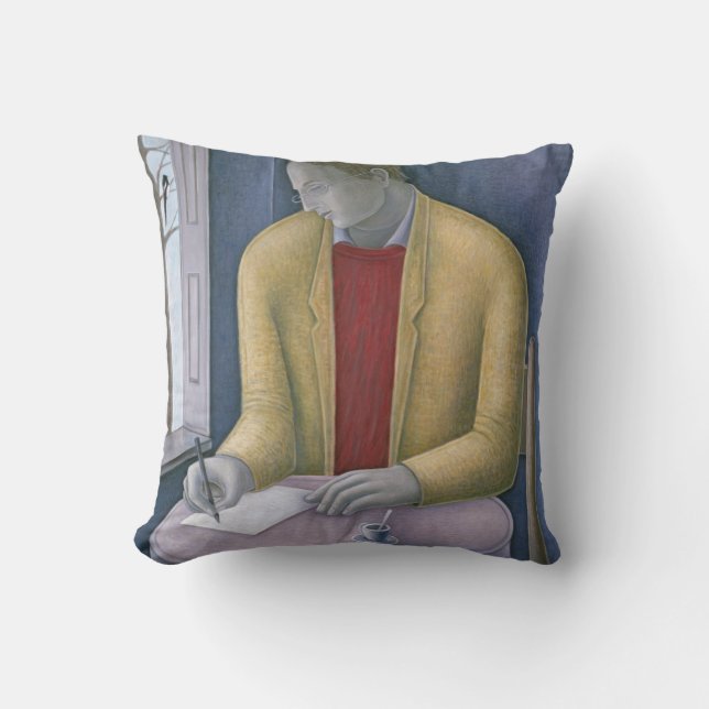 Man Writing 2004 Cushion (Front)