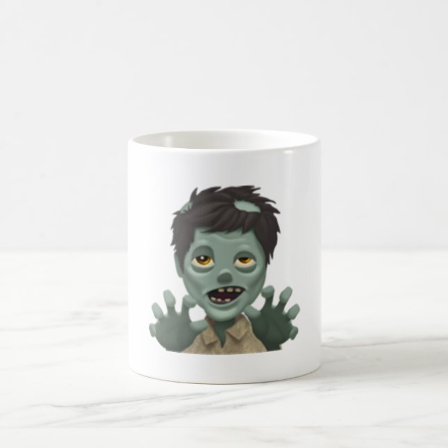 Man Zombie - Emoji Coffee Mug (Center)
