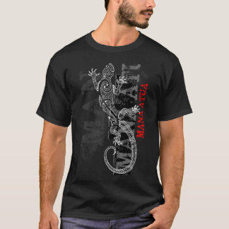 Mana Atua - Power from the gods (red writing) T-Shirt