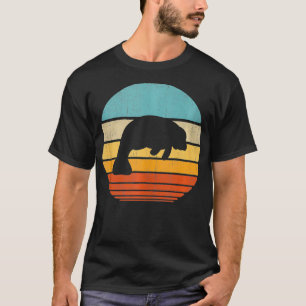 Mana Retro Vintage 60s 70s Sunset Sea Cow Animal L T-Shirt