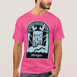 Manabezho Falls Michigan T-Shirt