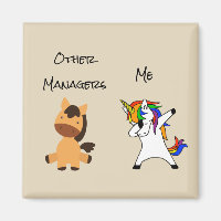 Manage Boss Employee Horse Dabbing Unicorn